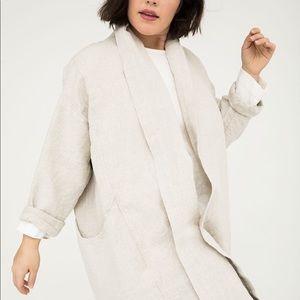 COPY - Elizabeth Suzann Clyde Trench in Flax Linen